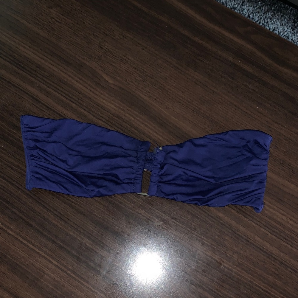 Navy Blue Bikini Top